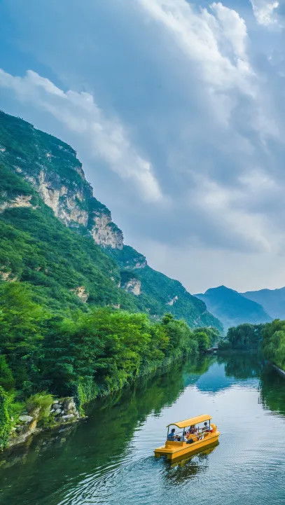 野三坡雨后云海 青山繚繞升云霧，仙境美景獨此一家